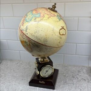 Replogle 9” Globe World Classic series w thermometer barometer hydrometer